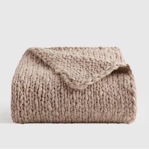 New! Quince Chunky Hand Knit Wool Throw